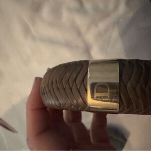 Dior Brown and Silver Jewelry Bracelet